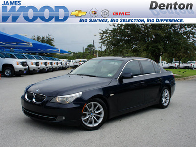 bmw 5 series 2008 dk  blue sedan 550i gasoline 8 cylinders rear wheel drive automatic 76206