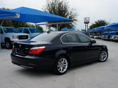 bmw 5 series 2008 dk  blue sedan 550i gasoline 8 cylinders rear wheel drive automatic 76206