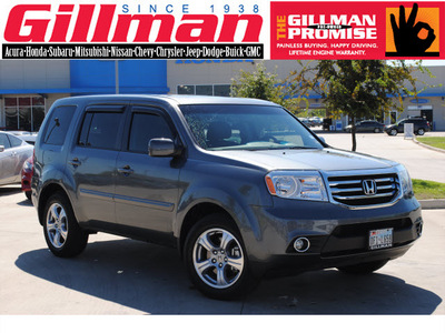 honda pilot 2012 dk  gray suv ex l 2wd gasoline 6 cylinders front wheel drive automatic 78233