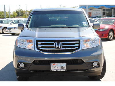 honda pilot 2012 dk  gray suv ex l 2wd gasoline 6 cylinders front wheel drive automatic 78233