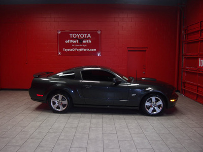 ford mustang 2007 black coupe gt premium gasoline 8 cylinders rear wheel drive automatic with overdrive 76116