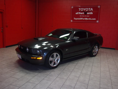ford mustang 2007 black coupe gt premium gasoline 8 cylinders rear wheel drive automatic with overdrive 76116