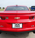 chevrolet camaro 2011 red coupe lt 6 cylinders automatic 76018