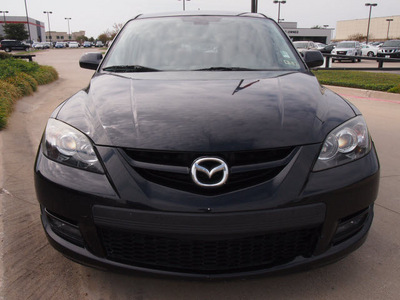 mazda mazdaspeed3 2007 black hatchback 4 cylinders 6 speed manual 76018