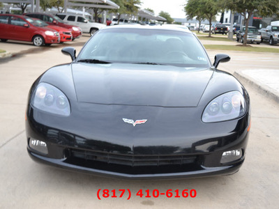 chevrolet corvette 2009 black coupe 3 lt w navigation gasoline 8 cylinders rear wheel drive automatic 76051