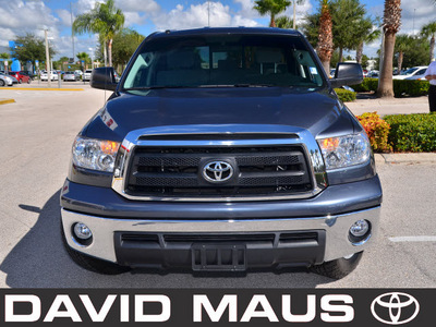 toyota tundra 2010 gray sr5 gasoline 8 cylinders 2 wheel drive automatic 32771