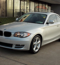 bmw 1 series 2011 gray coupe 128i gasoline 6 cylinders rear wheel drive shiftable automatic 77074