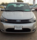 ford focus 2011 silver sedan sport ses gasoline 4 cylinders front wheel drive automatic with overdrive 77074