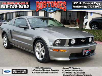 ford mustang 2009 lt  gray coupe california gt special gasoline 8 cylinders rear wheel drive 5 speed manual 75070
