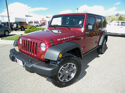 jeep wrangler 2013 red suv unlimited rubicon gasoline 6 cylinders 4 wheel drive automatic 81212