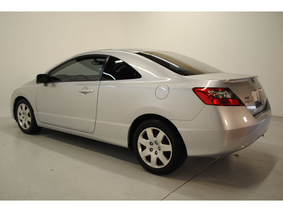 honda civic 2010 silver coupe lx gasoline 4 cylinders front wheel drive automatic 77025