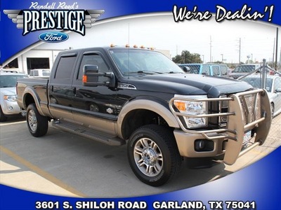 ford f 350 super duty 2011 black king ranch lariat biodiesel 8 cylinders 4 wheel drive shiftable automatic 75041