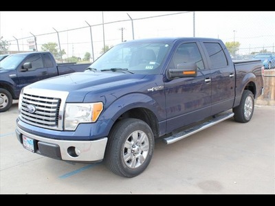 ford f 150 2010 blue xlt gasoline 8 cylinders 2 wheel drive 6 speed automatic 75041