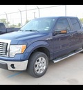 ford f 150 2010 blue xlt gasoline 8 cylinders 2 wheel drive 6 speed automatic 75041
