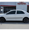 toyota corolla 2007 white sedan ce gasoline 4 cylinders front wheel drive automatic 76503