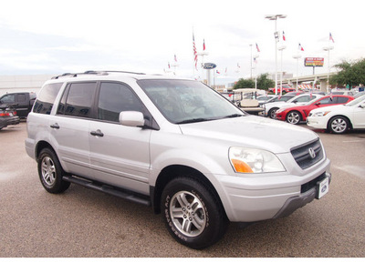 honda pilot 2005 silver suv gasoline 6 cylinders 4 wheel drive automatic 77074