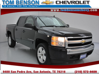 chevrolet silverado 1500 2008 black lt1 8 cylinders automatic 78216