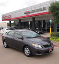 toyota corolla 2010 dk  gray sedan le 4 cylinders automatic 76053