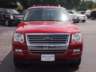 ford explorer 2009 dk  red suv xlt gasoline 6 cylinders 4 wheel drive automatic 77074