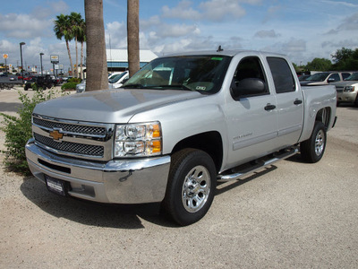 chevrolet silverado 1500 2013 silver ls flex fuel 8 cylinders 2 wheel drive automatic 78114