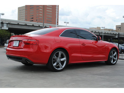 audi a5 2009 red coupe quattro gasoline 6 cylinders all whee drive automatic 77002