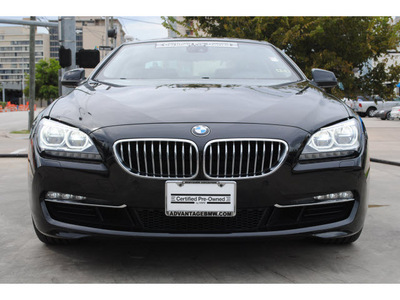 bmw 6 series 2012 black coupe 650i gasoline 8 cylinders rear wheel drive automatic 77002