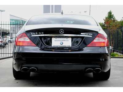 mercedes benz cls class 2007 black coupe cls63 amg gasoline 8 cylinders rear wheel drive automatic 77002