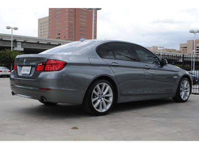 bmw 5 series 2011 dk  gray sedan 535i gasoline 6 cylinders rear wheel drive automatic 77002