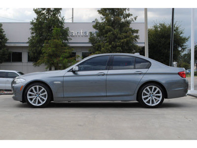 bmw 5 series 2011 dk  gray sedan 535i gasoline 6 cylinders rear wheel drive automatic 77002