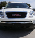 gmc acadia 2011 white suv slt 1 gasoline 6 cylinders front wheel drive automatic 76087