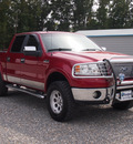 ford f 150 2007 red lariat flex fuel 8 cylinders 4 wheel drive automatic 27569