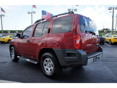 nissan xterra 2011 red suv x gasoline 6 cylinders 2 wheel drive automatic 33177