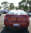 ford focus 2009 sangria red sedan se gasoline 4 cylinders front wheel drive automatic 80911