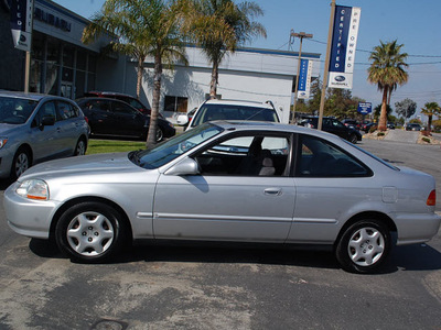 honda civic 1998 silver coupe ex gasoline 4 cylinders front wheel drive 5 speed manual 94063