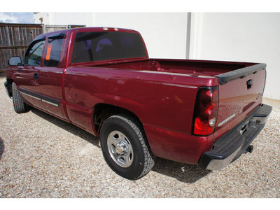 chevrolet silverado 1500 2004 red pickup truck gasoline 8 cylinders rear wheel drive automatic 78757