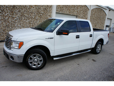 ford f 150 2011 white xlt flex fuel 8 cylinders 2 wheel drive automatic 78757