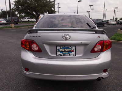 toyota corolla 2010 silver sedan s gasoline 4 cylinders front wheel drive automatic 75075