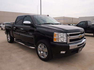 chevrolet silverado 1500 2009 black lt gasoline 8 cylinders 2 wheel drive automatic 75007