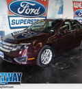 ford fusion 2011 maroon sedan sel gasoline 4 cylinders front wheel drive automatic 75062