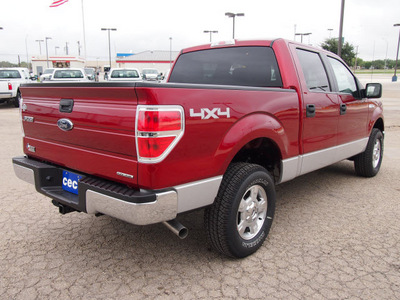ford f 150 2013 red xlt flex fuel 8 cylinders automatic 78861