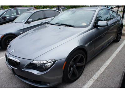 bmw 6 series 2009 dk  gray coupe 650i gasoline 8 cylinders rear wheel drive automatic 78729