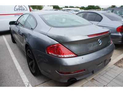 bmw 6 series 2009 dk  gray coupe 650i gasoline 8 cylinders rear wheel drive automatic 78729