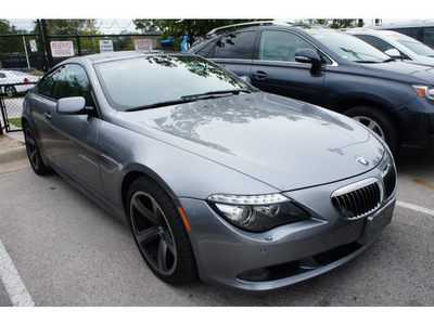 bmw 6 series 2009 dk  gray coupe 650i gasoline 8 cylinders rear wheel drive automatic 78729