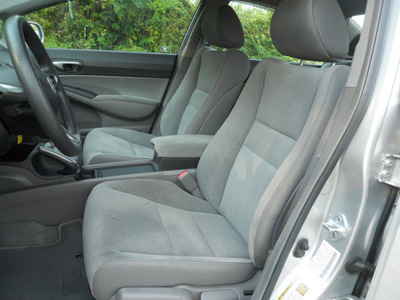 honda civic 2011 silver sedan lx gasoline 4 cylinders front wheel drive automatic 75606