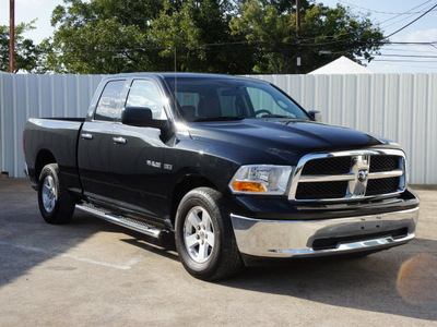 dodge ram 1500 2010 brilliant black cry pickup truck slt gasoline 8 cylinders 2 wheel drive shiftable automatic 75080