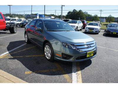 ford fusion 2011 steel blue sedan se gasoline 4 cylinders front wheel drive automatic 07724