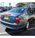 ford fusion 2011 steel blue sedan se gasoline 4 cylinders front wheel drive automatic 07724