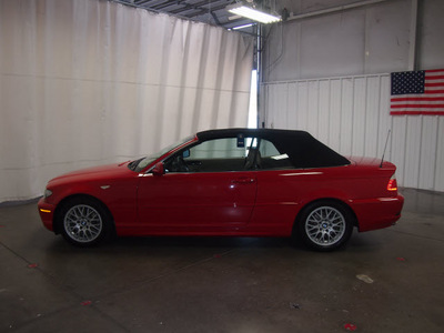 bmw 3 series 2006 red 325ci gasoline 6 cylinders rear wheel drive automatic 76108