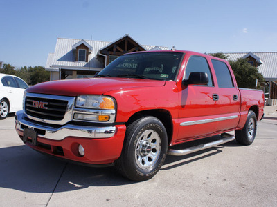 gmc sierra 1500 2006 red sle1 8 cylinders automatic 76087
