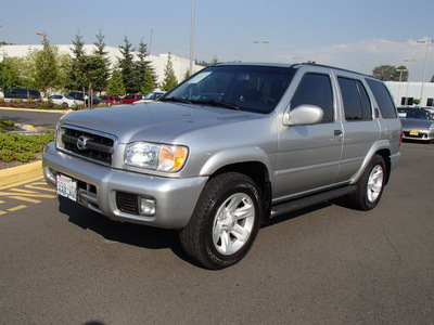 nissan pathfinder 2003 silver suv le gasoline 6 cylinders 4 wheel drive automatic with overdrive 98371